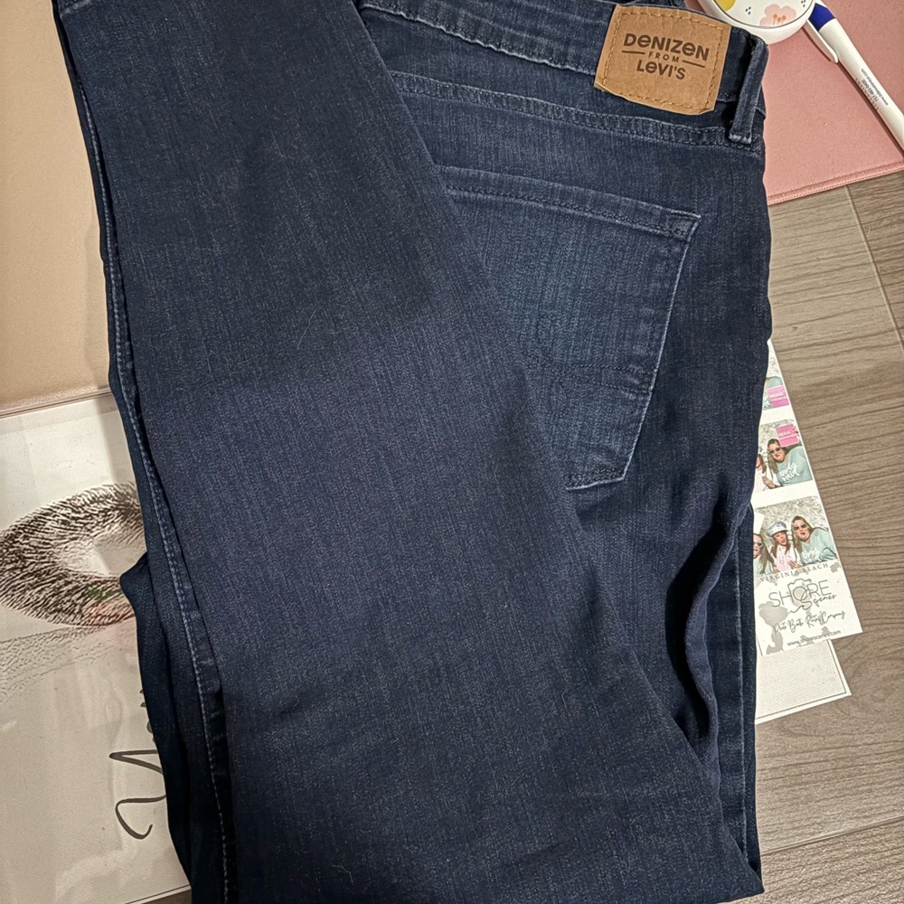Denizen from Levi's Navy Skinny Jeans